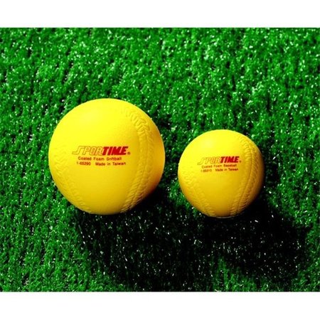 SPORTIME Sportime 009185 Coated Foam Softball; Yellow 9185